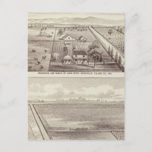 Roth, Scruggs ranches Postcard