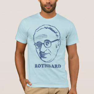 Rothbard Distressed T-shirt - Customised
