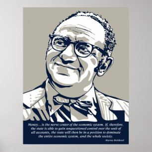 Rothbard Money Quote Poster