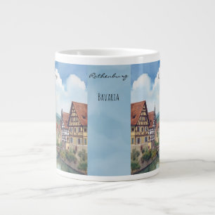 Rothenburg Bavaria, Germany Unforgettable Memories Large Coffee Mug