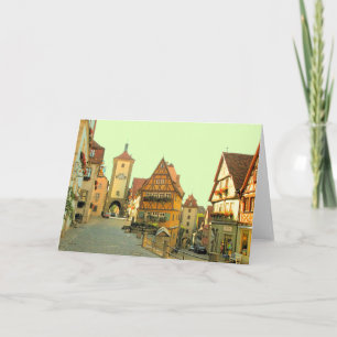 ROTHENBURG, GERMANY CARD