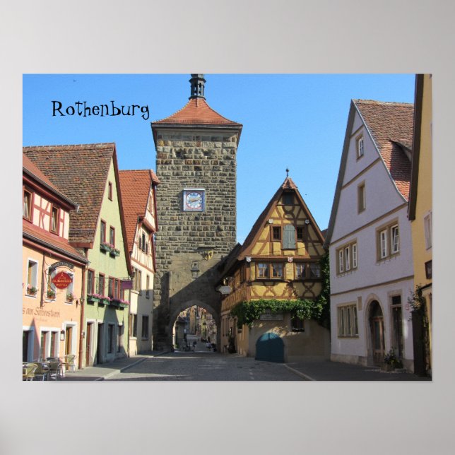 Rothenburg, Germany Poster (Front)