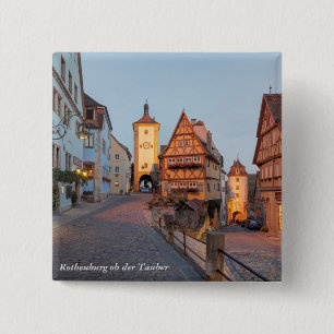 Rothenburg ob der Tauber 15 Cm Square Badge