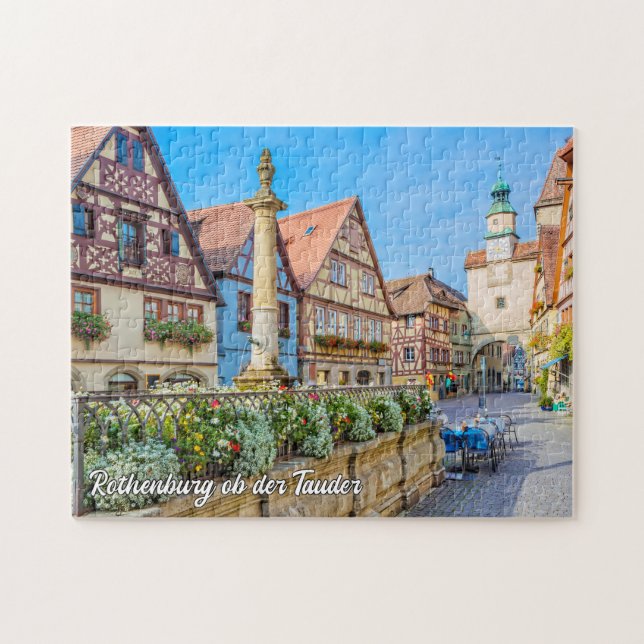 Rothenburg ob der Tauber, Germany Jigsaw Puzzle (Horizontal)