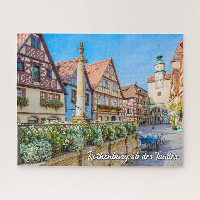 Rothenburg ob der Tauber, Germany Jigsaw Puzzle (Horizontal)