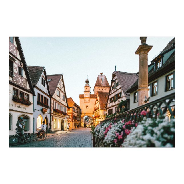 Rothenburg ob der Tauber, Germany Photo Print (Front)