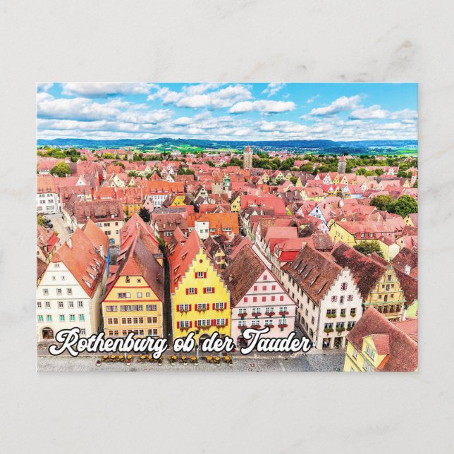 Rothenburg ob der Tauber, Germany Postcard (Front)