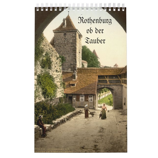 Rothenburg ob der Tauber Historic Calendar (Cover)