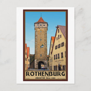 Rothenburg od Tauber - Rödertor Postcard