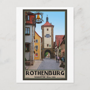 Rothenburg od Tauber - Sieberstor Postcard
