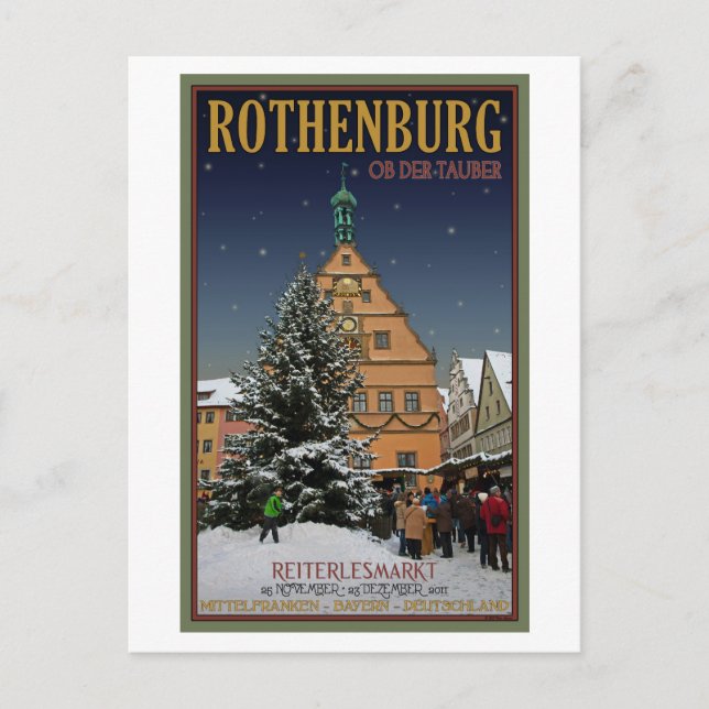 Rothenburg  Reiterlesmarkt Postcard (Front)
