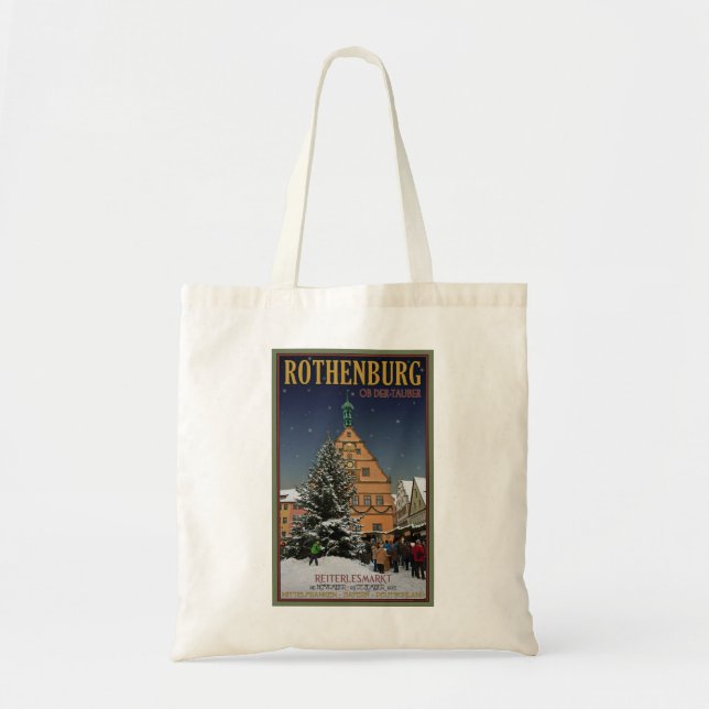 Rothenburg  Reiterlesmarkt Tote Bag (Front)