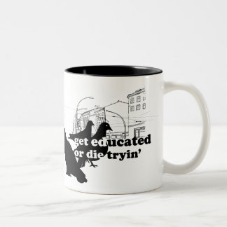 Rothenhagen "Get Educated" Two-Tone Coffee Mug