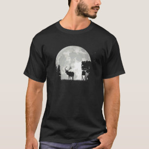 Rothirsch Hunter  Deer Red Deer Hunting High Seat  T-Shirt