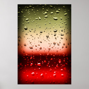 "Rothko in the rain" Poster