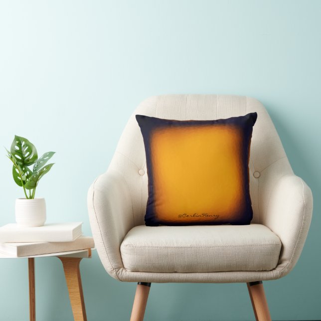 Rothko Inspired Mosaic Decorative Pillow (Chair)