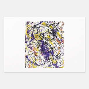Rothko or Pollock v12 by Unknown Wrapping Paper Sheet
