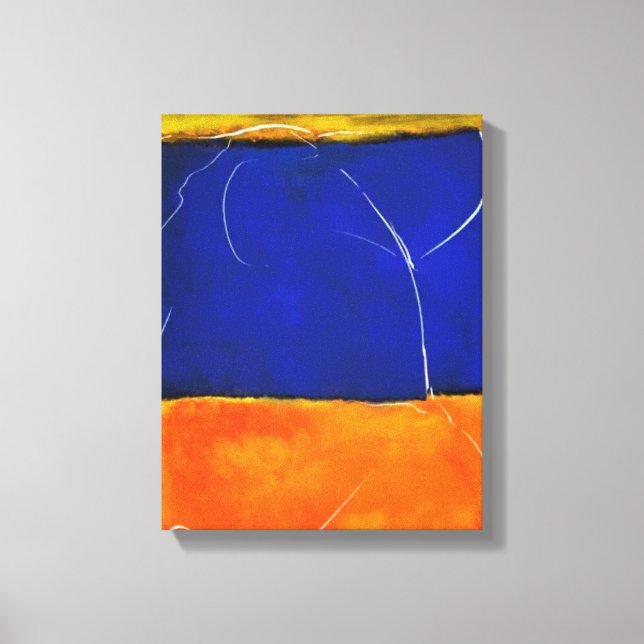 Rothko or Pollock v3 by Unknown Canvas Print (Front)