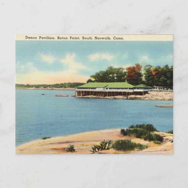 Roton Point, Norwalk, Connecticut Postcard (Front)