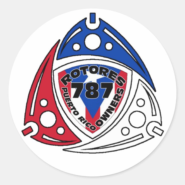RotoreS PR Owners Classic Round Sticker (Front)