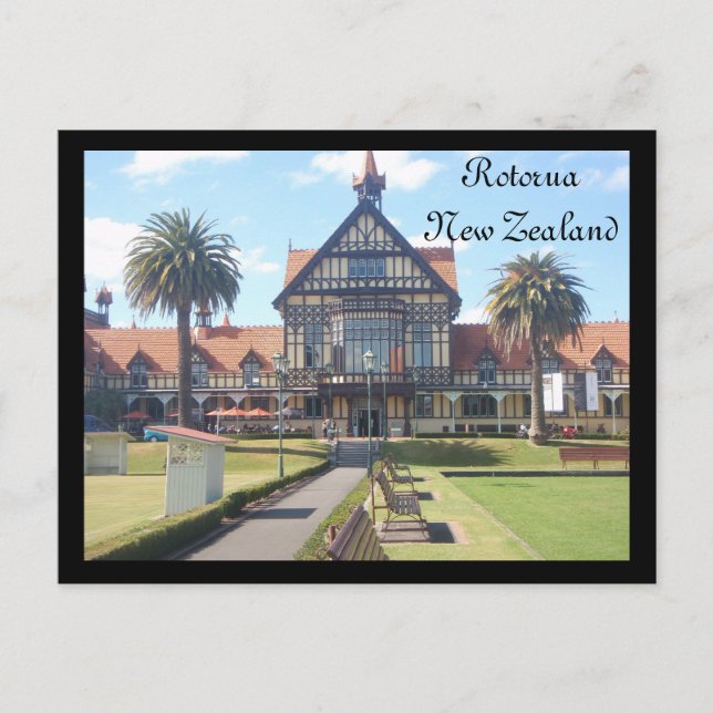 Rotorua Museum postcard (Front)