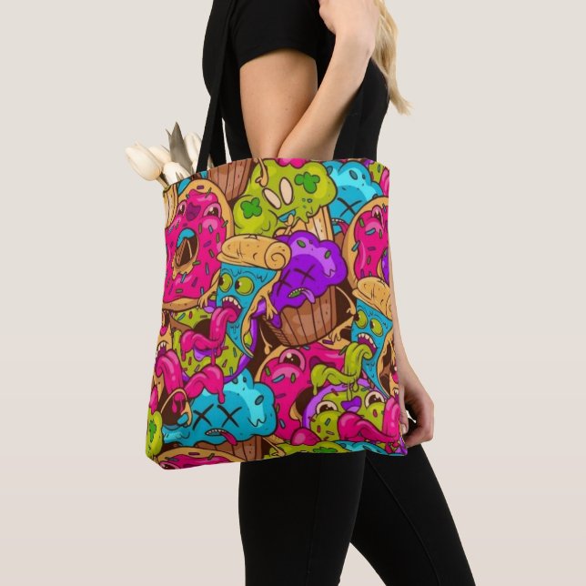 Rotten Desserts Tote Bag (Close Up)