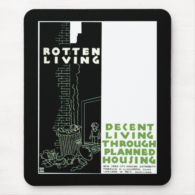 Rotten Living Mouse Mat (Front)