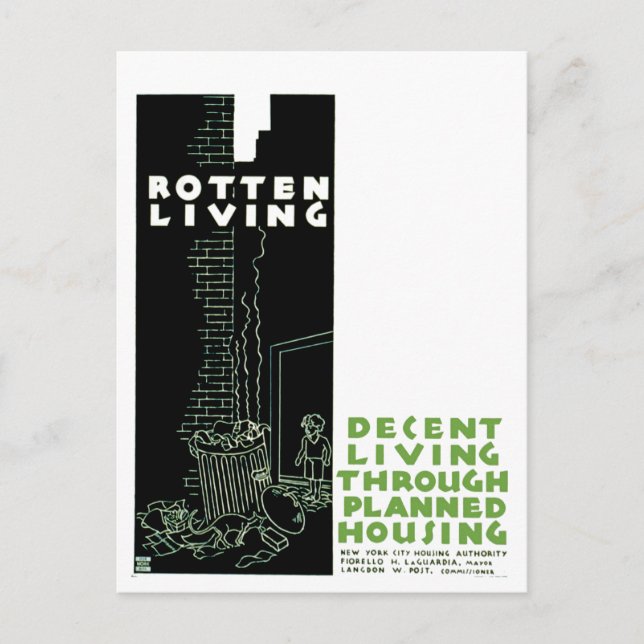 Rotten Living Postcard (Front)