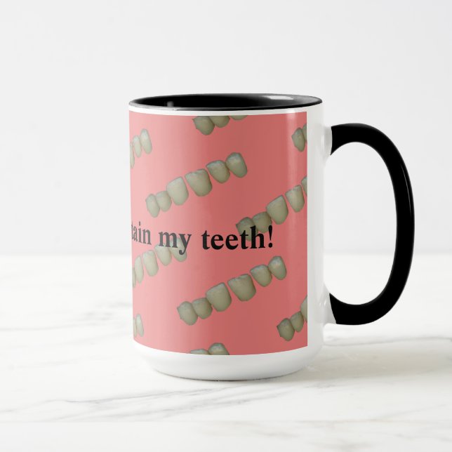 Rotten Teeth Dentist Dentistry Orthodontics Mug (Right)