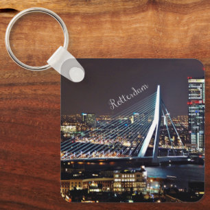 Rotterdam Cityscape Key Ring