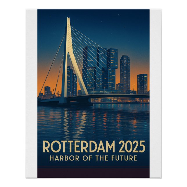 Rotterdam – “Harbour of the Future Poster (Front)