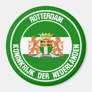 Rotterdam Round Emblem Magnet