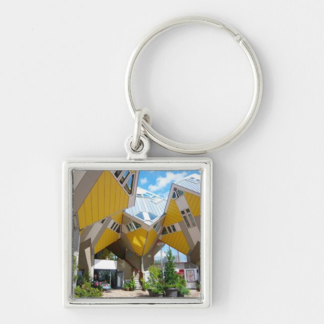 Rotterdam, the Cube Key Ring (Front)