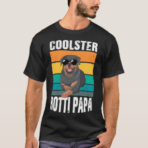 Rotti Dad Four Legged Dog Vintage Rottweiler T-Shirt