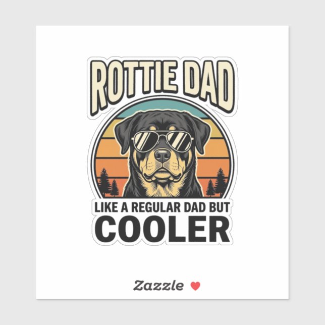 Rottie Dad Like a Regular Dad But Cooler Design_1 (Sheet)