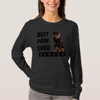 Rottie Dog Dad Rottweiler Father's Day Best Paw Ev