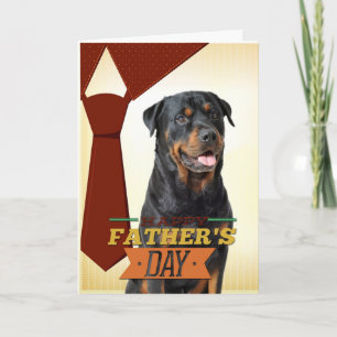 Rottie Father's Day Card