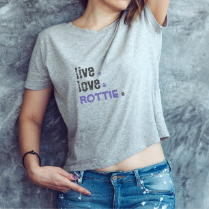 Rottie Live Love Rottie Mum Rottie T-Shirt