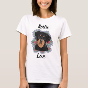 Rottie Love Rottweiler Women’s T-Shirt   Cute Dog 