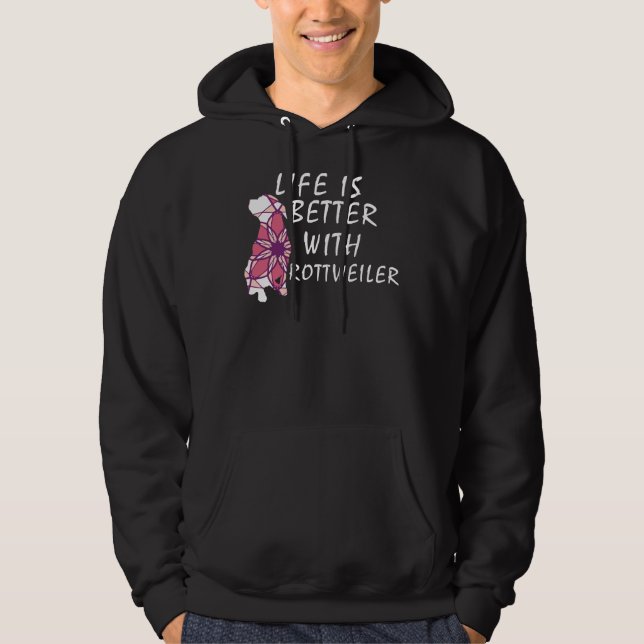 Rottie Mandala Hoodie (Front)