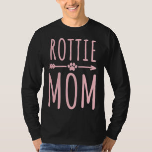 Rottie Mom Women Girls Rottweiler Owners T-Shirt