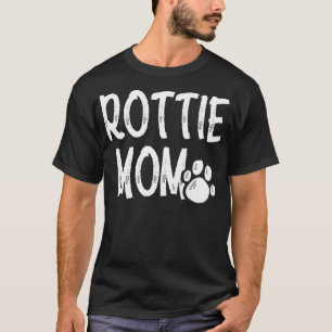 Rottie Mum Funny Rottweiler Dog Lovers Mama Women T-Shirt