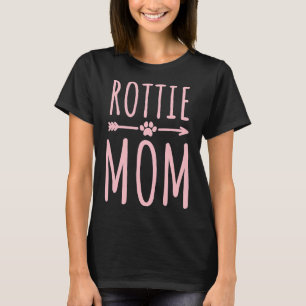 Rottie Mum Women Girls Rottweiler Owners T-Shirt