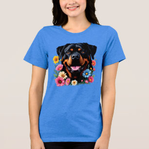 Rottie Rottweiler Tri-Blend Shirt