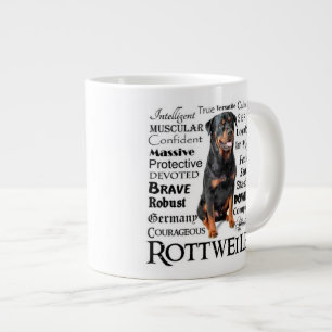 Rottie Traits Jumbo Mug