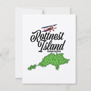 Rottnest Island Australia map