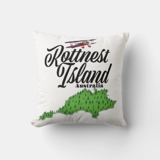 Rottnest Island Australia map Cushion