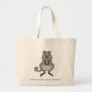 Rottnest Island -  QUOKKA -Australia-- Nature Large Tote Bag