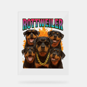Rottweiler acrylic sign