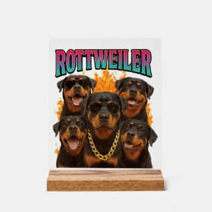 Rottweiler  acrylic sign